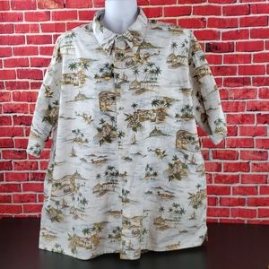 Pierre Cardin Mens 3XL Tropical Shirt